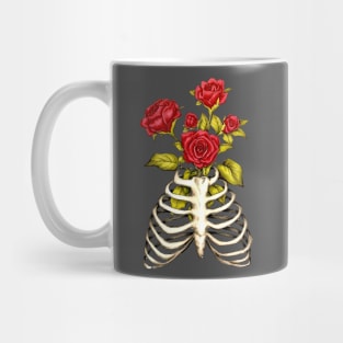Ribcage Flowers Mug
